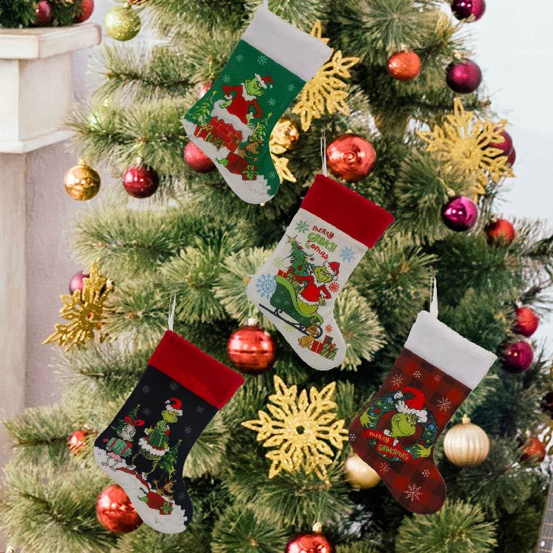 Christmas Stocking Grinch Sock – Christmas Stocking Hanging Bewertung und Preis
