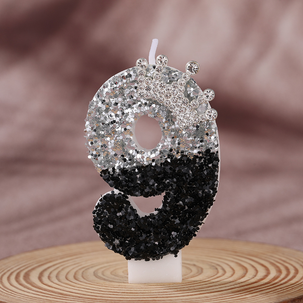 Black Silver Gradient Crown Ha – Holiday Candle Set Bewertung und Preis