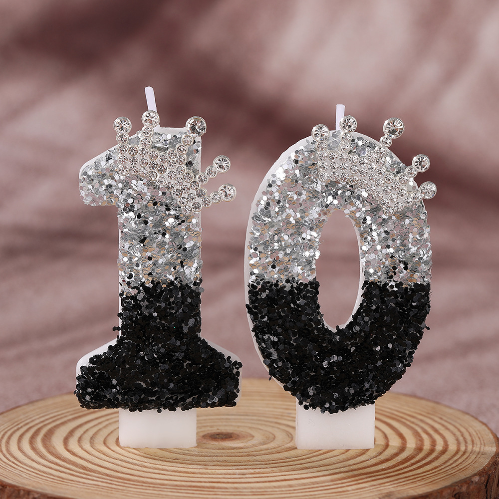 Black Silver Gradient Crown Ha – Holiday Candle Set Bewertung und Preis