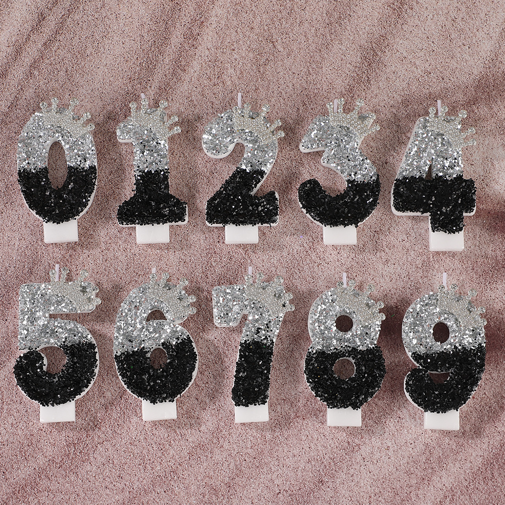 Black Silver Gradient Crown Ha – Holiday Candle Set Bewertung und Preis