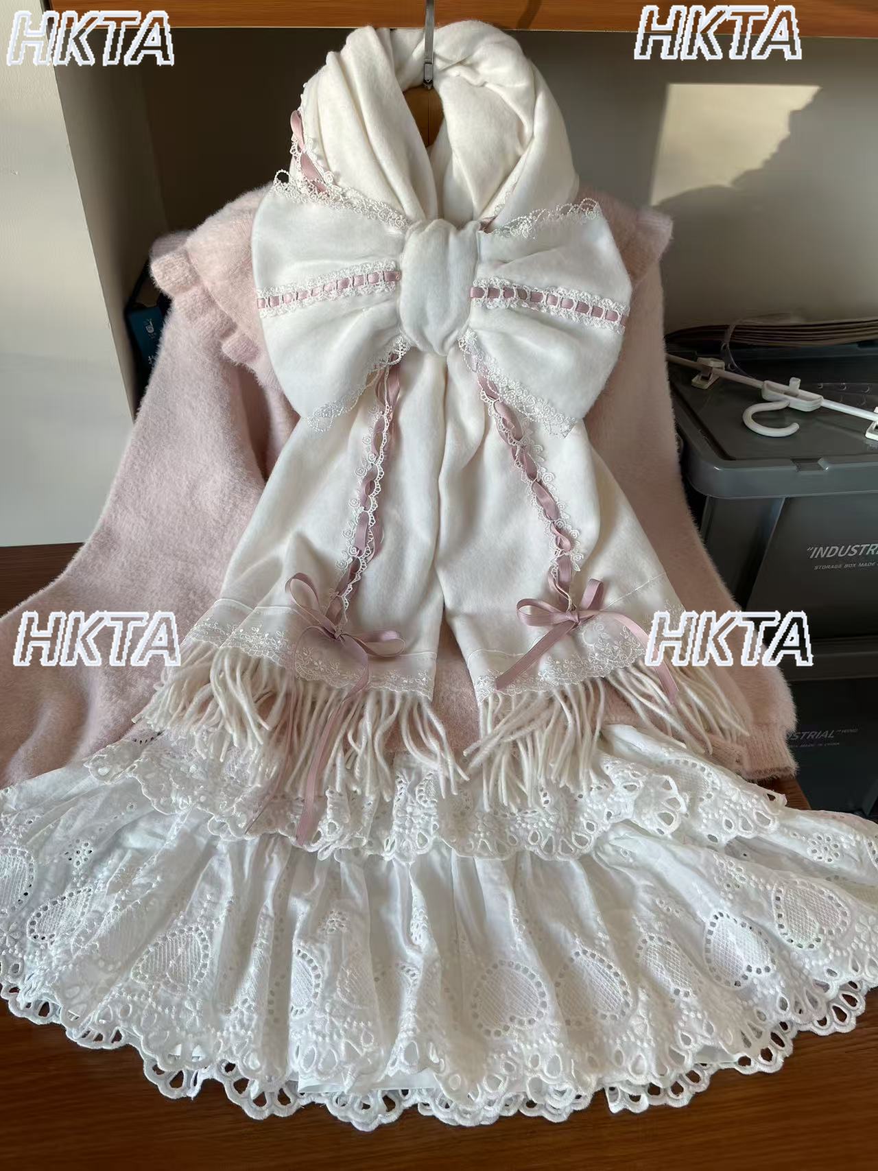 Cute Retro Ribbon Scarves Wome – Ribbon Bow Gift Bewertung und Preis