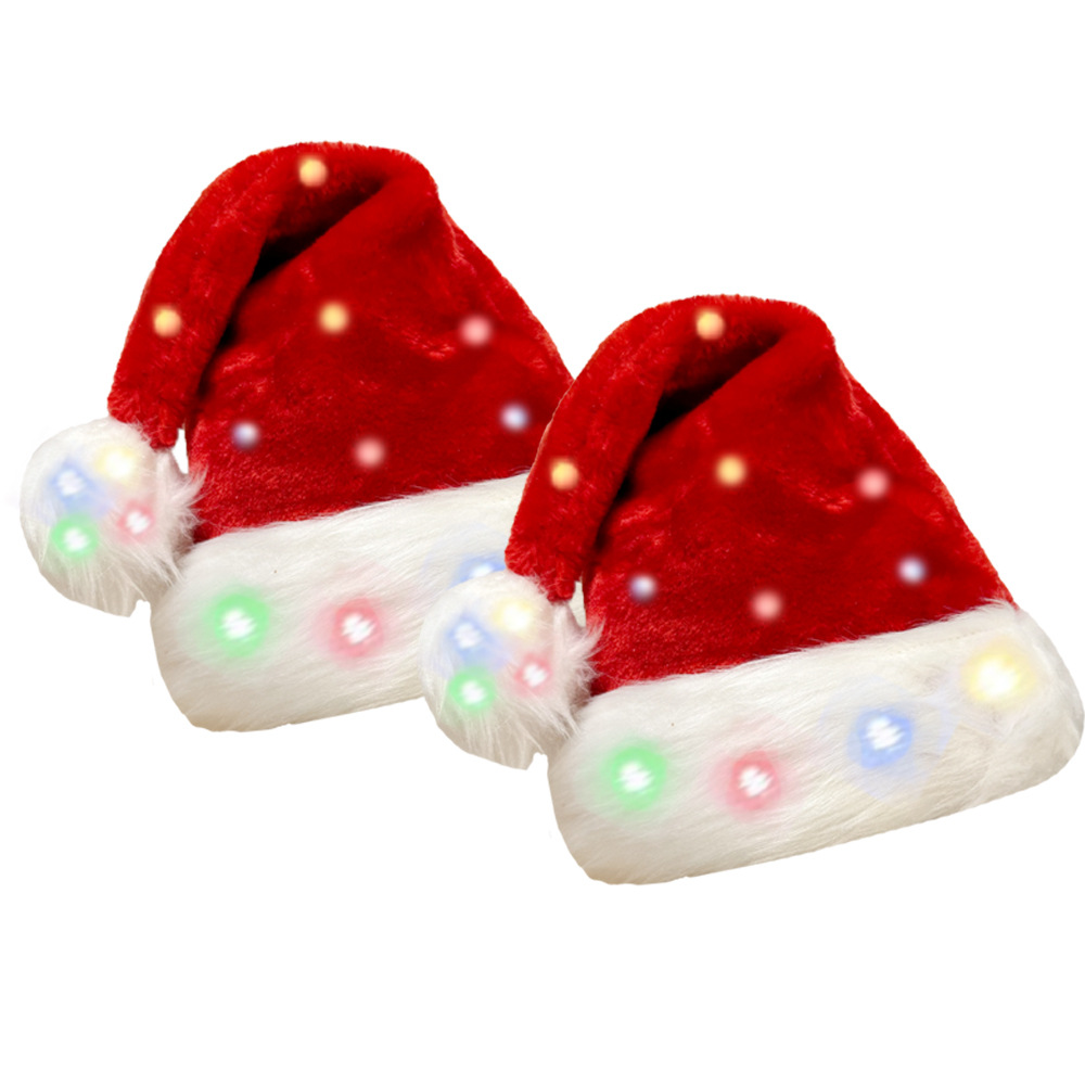 Christmas hat LED light plush  – Santa Hat Plush Bewertung und Preis