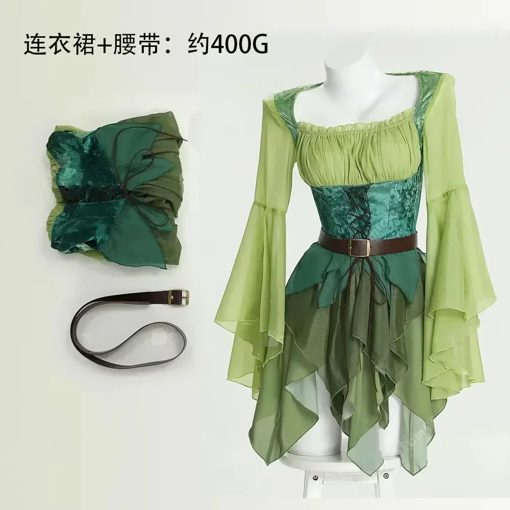 Women's Elf Medieval Green Fai – Elf Costume Christmas Bewertung und Preis